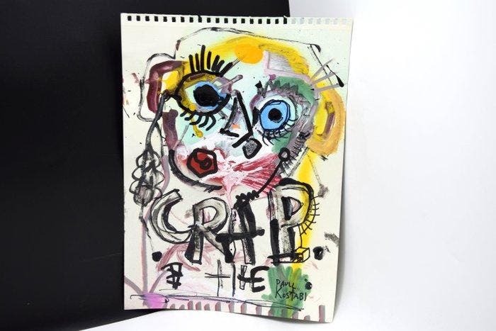 Paul Kostabi (1962) - Different in is saying the Same Thing, Antiquités & Art, Art | Objets design