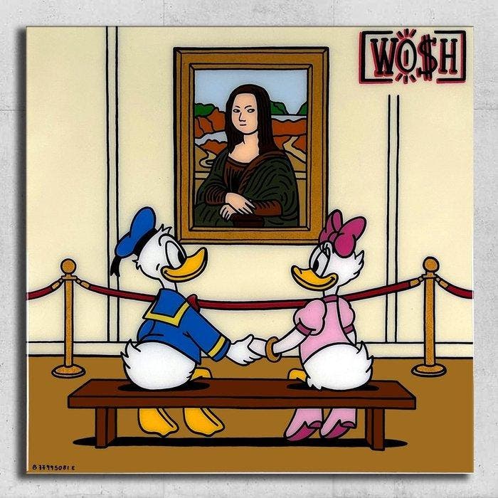 WO$H - B77995081E ( wosh ), Antiek en Kunst, Kunst | Schilderijen | Modern