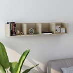 vidaXL Cd-wandschap 100x18x18 cm bewerkt hout sonoma, Verzenden, Nieuw