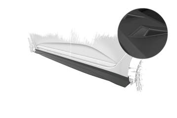 Zijskirts voor Renault Clio 5 SS536-L, Verzenden