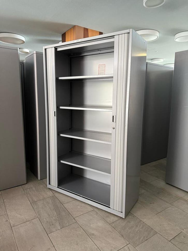 Archiefkast - Roldeurkast - Merk TDS - 190 x 120 x 45 cm, Maison & Meubles, Armoires | Armoires à porte coulissante & Armoires à archives