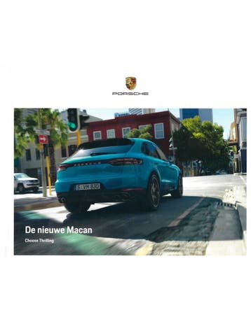 2019 PORSCHE MACAN HARDCOVER BROCHURE NEDERLANDS, Ophalen of Verzenden, Nieuw