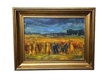 Geerinckx Frans (1947-1999) - Oogstlandschap., Antiek en Kunst