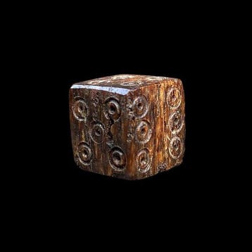 Oud-Romeins, Keizerrijk Been dobbelsteen - Ancient Roman