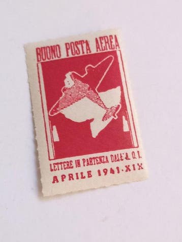 Italie 1941/1941 - Buono posta area / franchise militaire -, Gestempeld