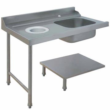 Aanvoertafel (Links) | RVS | 1 Spoelbak (Rechts) |, Verzenden