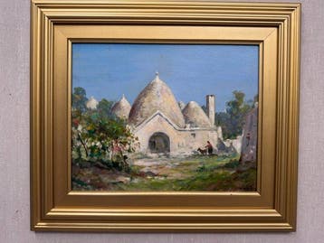 Valentino White (1909-1986) - Paesaggio pugliese