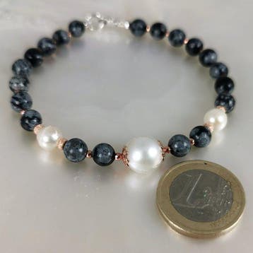 Zonder minimumprijs - Armband Zilver Parel - Parel -
