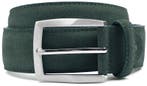 Suitable Riem Suède Leer Donkergroen maat 105 Heren, Kleding | Heren, Riemen en Ceintuurs, Verzenden, Echt leder, Nieuw, Suitable