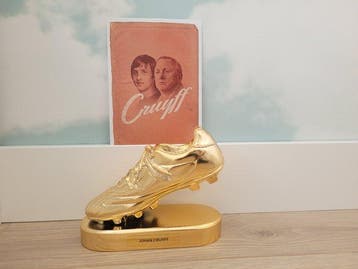 Johan Cruyff - Trofeo Bota Oro + Photographie, Verzamelen, Nieuw