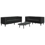 vidaXL 2-delige Loungeset Chesterfield met bolsters fluweel, Huis en Inrichting, Zetels | Zetels, Verzenden, Nieuw
