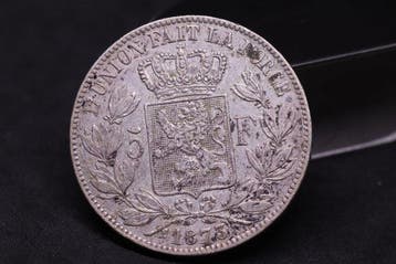 Belgique. Léopold II. 5 Francs 1873 (Sans prix de réserve)