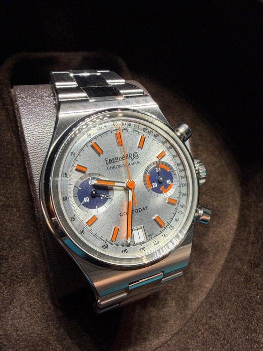 Eberhard & Co. - Contodat Chronographe - Grey + OMAGGIO -, Bijoux, Sacs & Beauté, Montres | Hommes