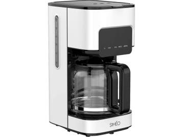 Simeo - Koffiezetapparaat  - Wit, Verzenden, Gemalen koffie