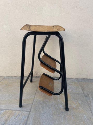 Escalier de cuisine - Bois, Métal