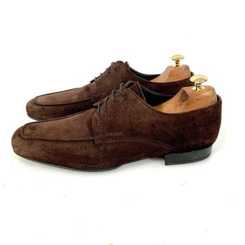 Prada Derby Shoes 2 E2770 Brown UK 7 - With Box - Schoenen