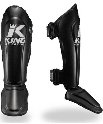 King Pro Boxing Scheenbeschermers KPB/SGL 7 Zwart Wit, Verzenden, Nieuw, Overige