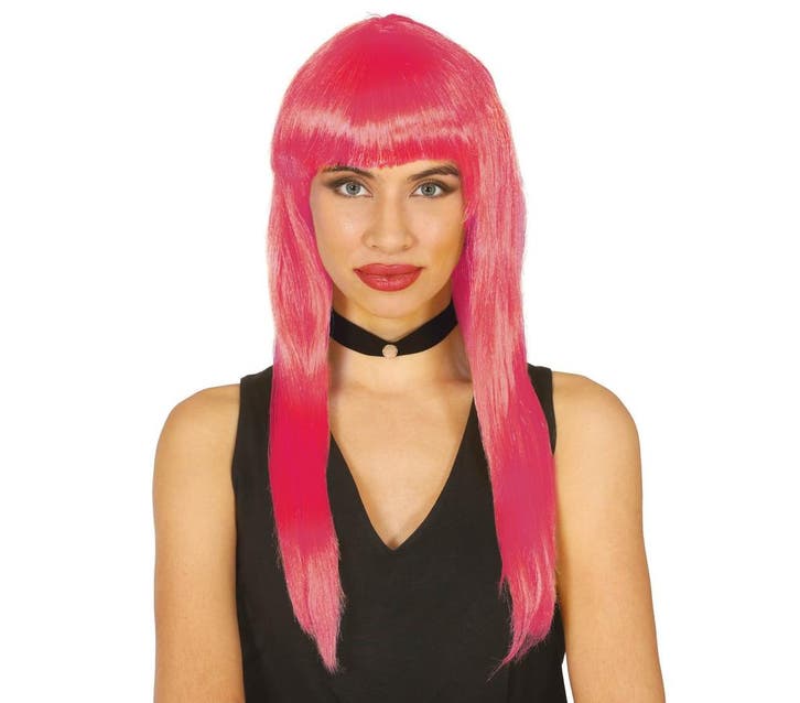 Roze Pruik Pony, Hobby & Loisirs créatifs, Articles de fête, Envoi