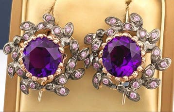 Sans prix de réserve - Boucles doreilles - 9 carats Or