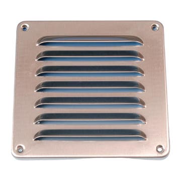 Aluminium schoepenrooster opbouw 155 x 155mm - ALU (1-1616A), Verzenden, Nieuw