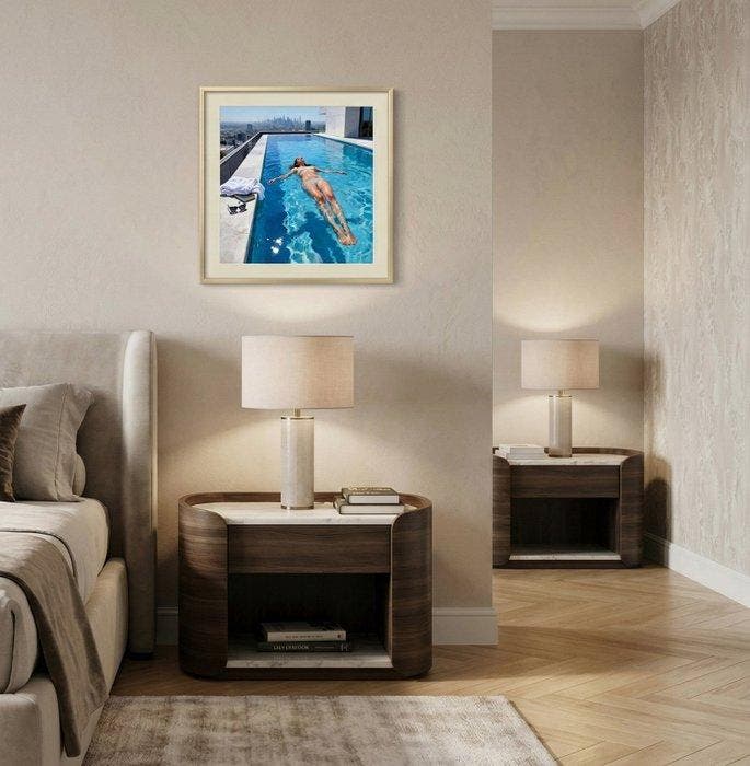 Le Yack - Drifting Above the City - Hand signed, Antiek en Kunst, Antiek | Overige Antiek