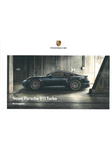 2021 PORSCHE 911 TURBO S HARDCOVER BROCHURE POOLS, Ophalen of Verzenden