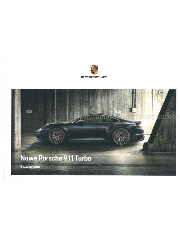 2021 PORSCHE 911 TURBO S HARDCOVER BROCHURE POOLS, Livres, Autos | Brochures & Magazines, Enlèvement ou Envoi