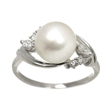 Mikimoto - Bague Platine, Nieuw