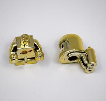 Lego Minifiguur - Classic Space - 2 x Lego Chrome Gold Baby, Kinderen en Baby's, Nieuw