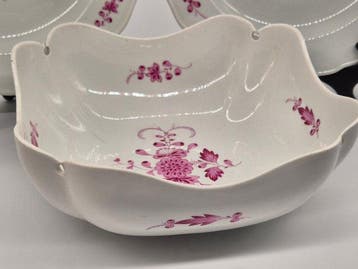Harnais (3) - Meissen – Lot de porcelaine – bol et assiette
