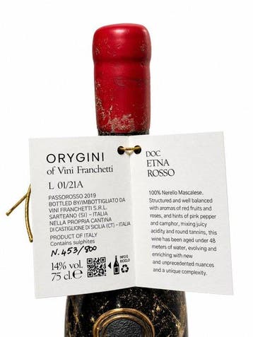 2019 Franchetti, Orygini Etna Rosso - Sicile - 1 Bouteille