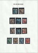 België 1849/1955 - In een oud album bevindt zich een hele, Gestempeld