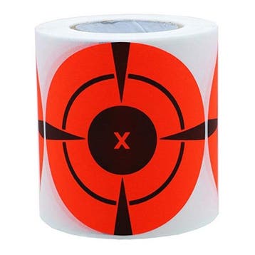 125 Schiet Target Stickers - Rood - Schietschijf 7,6cm, Verzenden, Nieuw