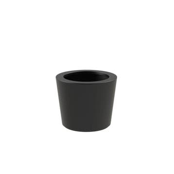Polyester plantenbak Ø63x52cm - Met bodem, Kunststof, Rond, Nieuw, 60 tot 100 cm
