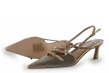 Steve Madden Slingbacks in maat 38 Goud, Kleding | Dames, Overige kleuren, Verzenden, Steve Madden, Zo goed als nieuw
