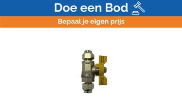 Bieden: DFB05 45 Gas Ball Valve with Compression Fittings -, Ophalen of Verzenden