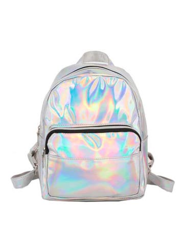 KIMU® Holografische Rugtas Rugzak Tas Iridescent Rugtasje Sc, Ophalen of Verzenden, Nieuw, Overige kleuren