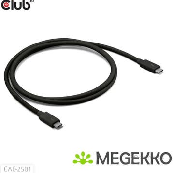 Club3D Thunderbolt 5 120Gbps 240W USB Type-C 1m, Verzenden, Nieuw