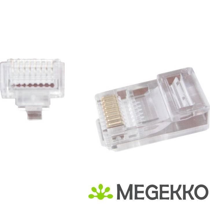 Gembird LC-PTU-01/100 kabel-connector 8P8C RJ45 Transparant, Computers en Software, Overige Computers en Software, Nieuw, Verzenden