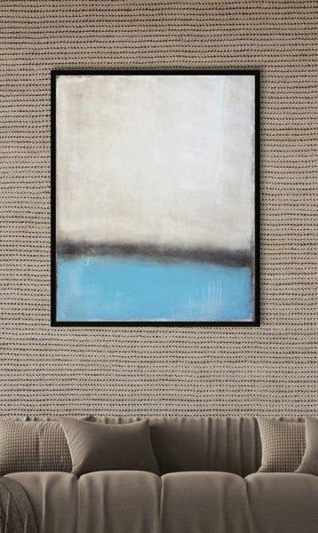 Stefanie Raus - Abstrakte Landschaft Türkis 1929