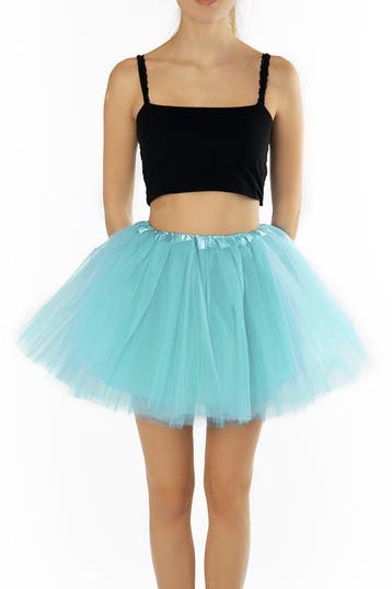 KIMU® Tutu Lichtblauw Tule Rokje XS S 140 146 152 158 164 Li, Kleding | Dames, Ophalen of Verzenden, Nieuw