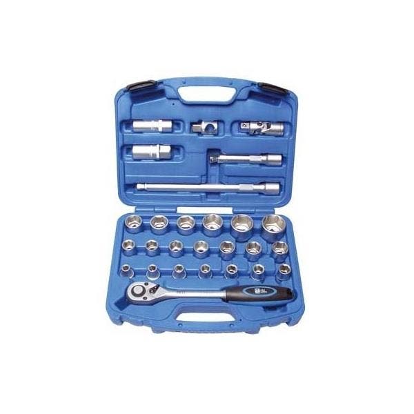 Doppenset 1/2 27-delig Metrisch (Handgereedschap), Autos : Divers, Outils de voiture, Envoi