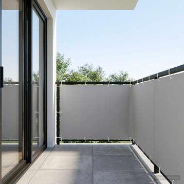 vidaXL Balkonscherm 1,5 x 15 m Stof met PU-coating, Verzenden