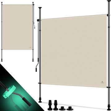 Klemluifel - Balkon luifel - Verticale luifel - 120x310 cm -, Verzenden, Nieuw
