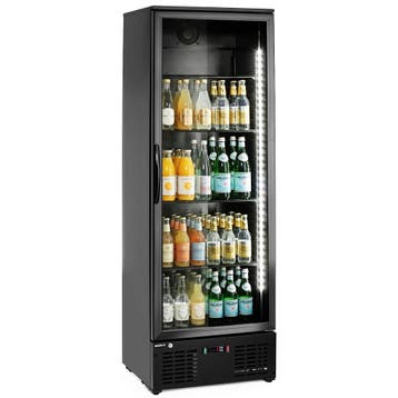 Drankenkoeling | 300L | Zwart | +2°C/+10°C | Statisch +, Verzenden