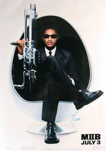 Men in Black - Signed by Will Smith (Agent J), Nieuw