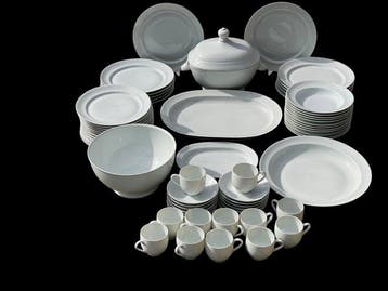 Coquet - Tafelservies voor 12 (64) - Samarra - Porselein -