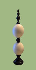 Autruche Œuf - Uovo di struzzo - 65 cm - 13 cm - 13 cm
