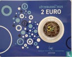 Luxemburg 2 euro 2025 (coincard - gekleurd) 75th Anniver..., Postzegels en Munten, Munten | Europa | Euromunten, Verzenden, Luxemburg