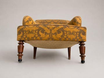 Fauteuil - Een Engelse landhuisstijl Crapaud fauteuil,, Antiek en Kunst